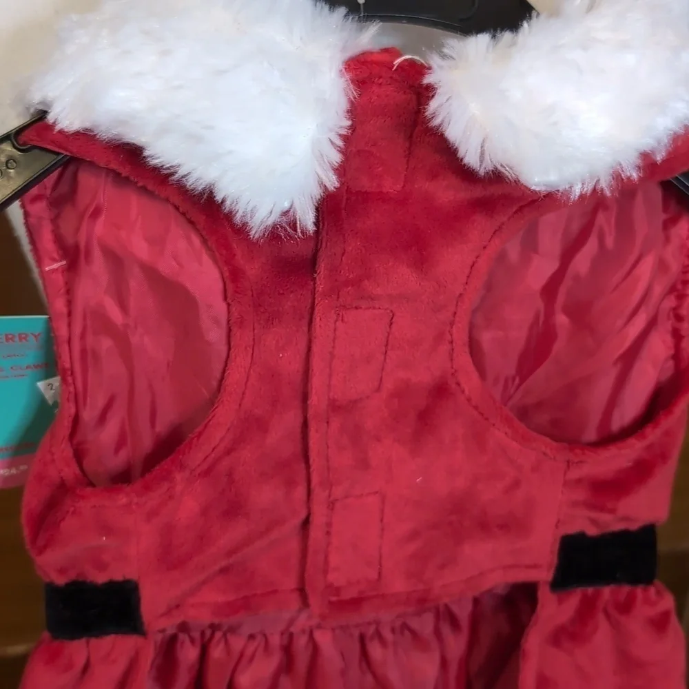 Dog Costume Santa MRS CLAUS Dog Christmas Pet Dress